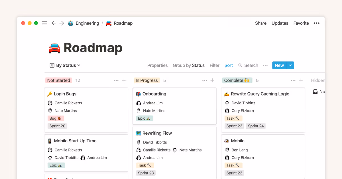 This project management system helps your engineering team track every initiative