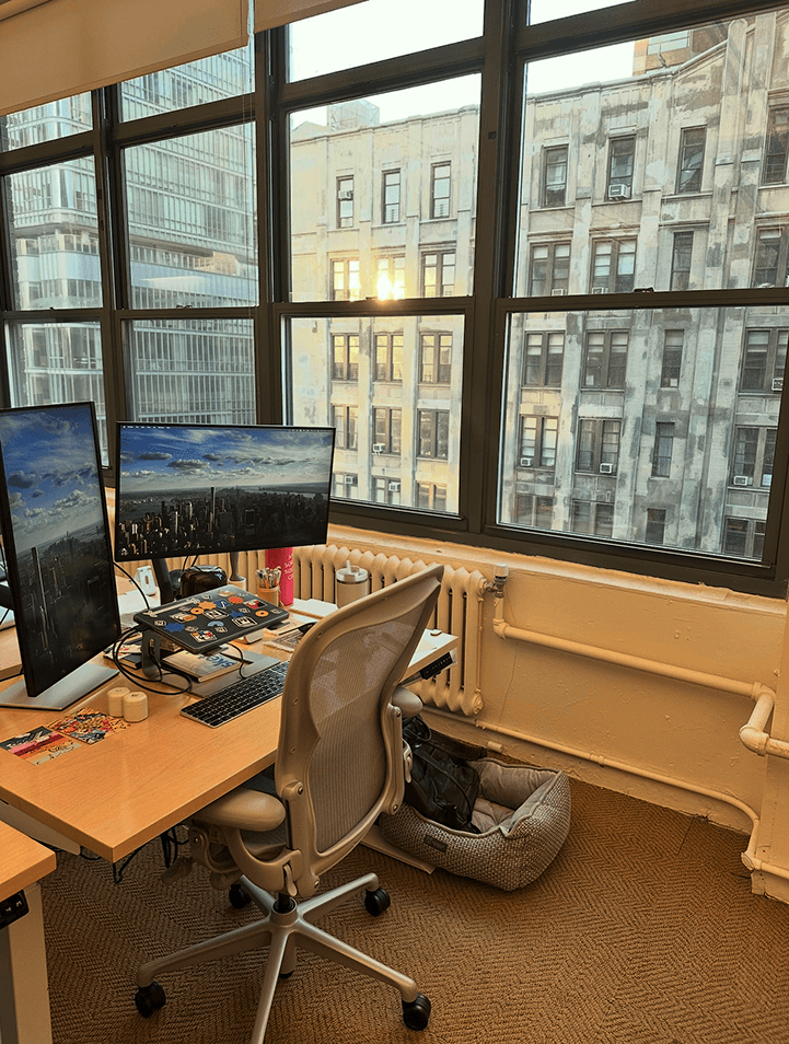 Mission control (my desk): where deals take flight!