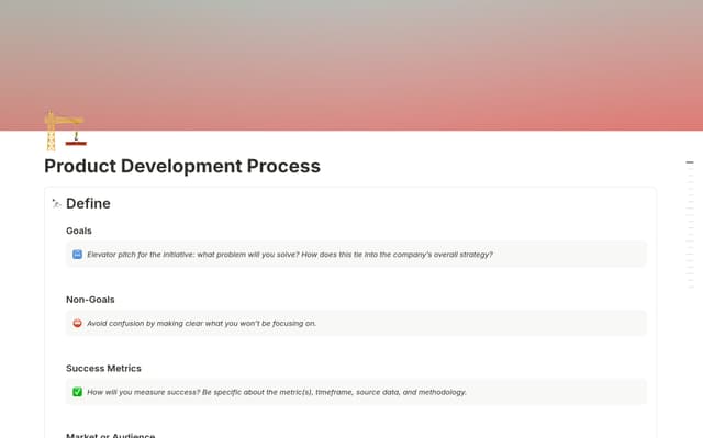Product Development Process